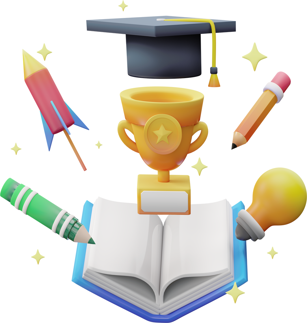 Education Dream Illustration 3d Icon